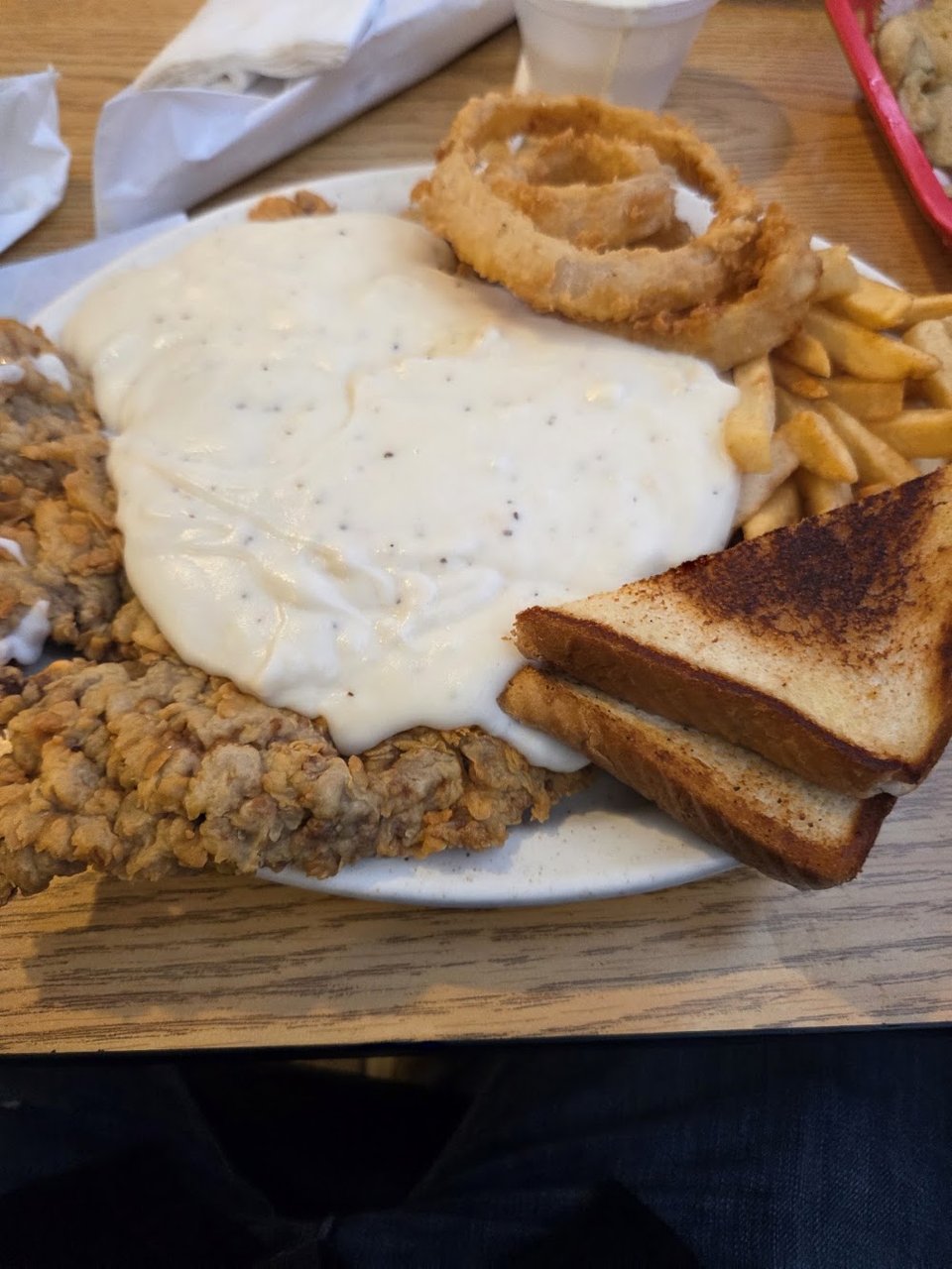Country Fried Steak and Eggs